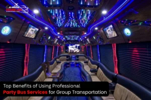 Read more about the article Top Benefits of Using Professional Party Bus Services for Group Transportation